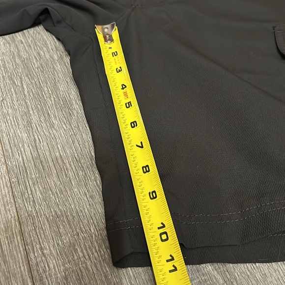 Lee Cargo Shorts Men’s Size 33 Lightweight Flat Front Polyester 10.5” Inseam - Picture 10 of 12